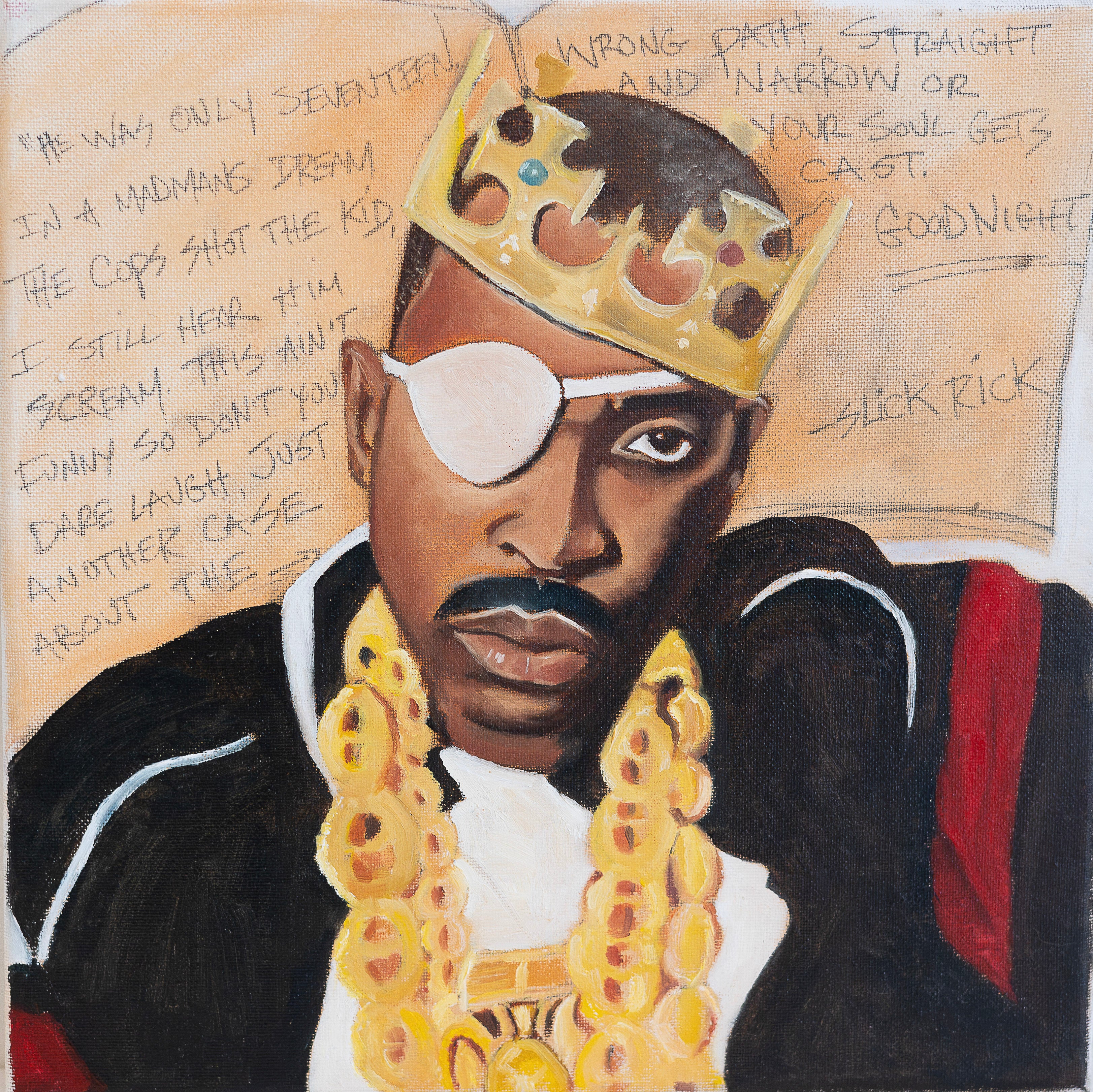 "Slick Rick" 12 x 12  Oil On Canvas - Original Painting by RAmos