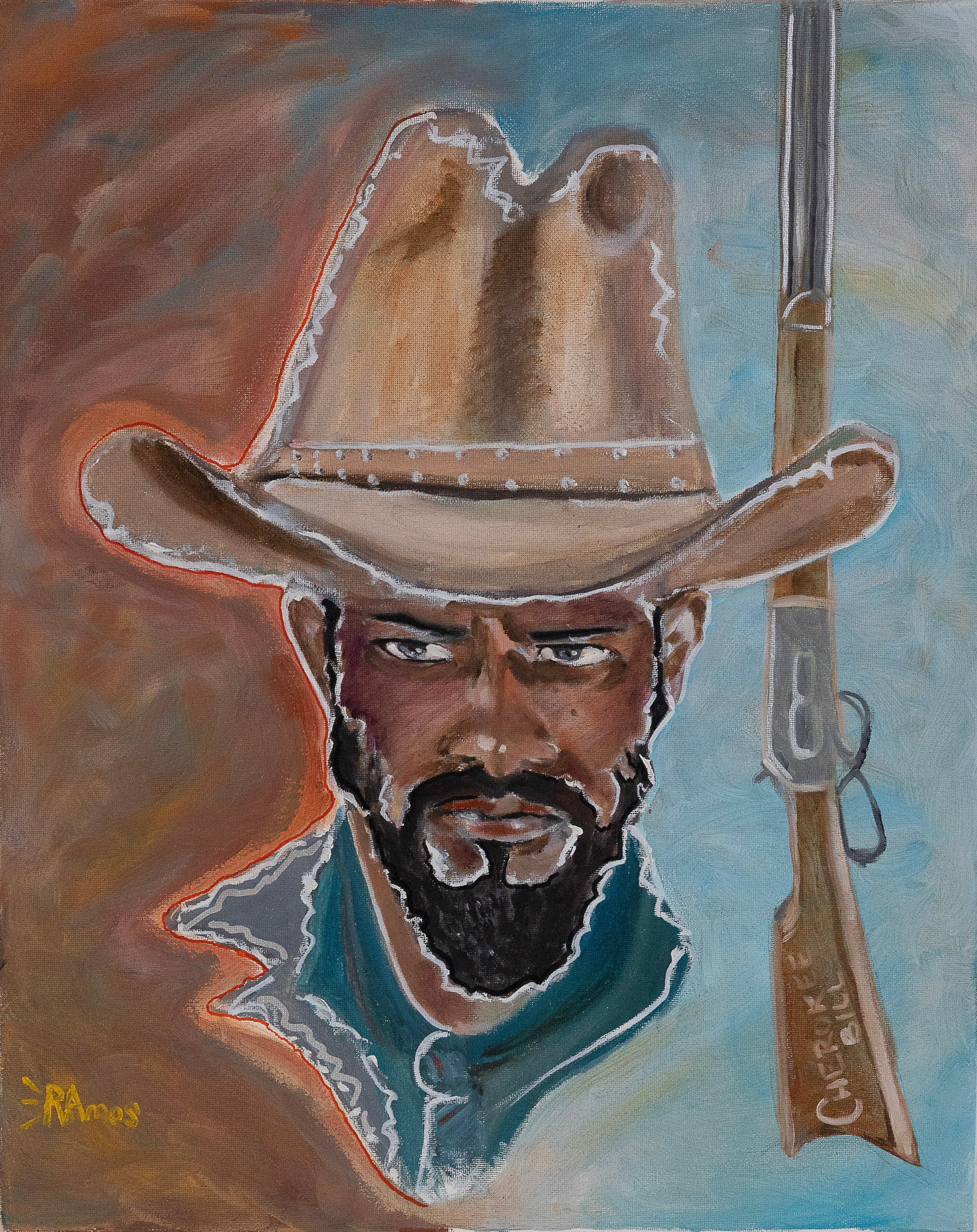 "Turkey Bill" 16 x 20 Oil On Canvas Original Painting By RAmos