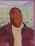 "Biggie" B.I.G 18 x 24 Framed  Oil On Canvas - Original Painting by RAmos