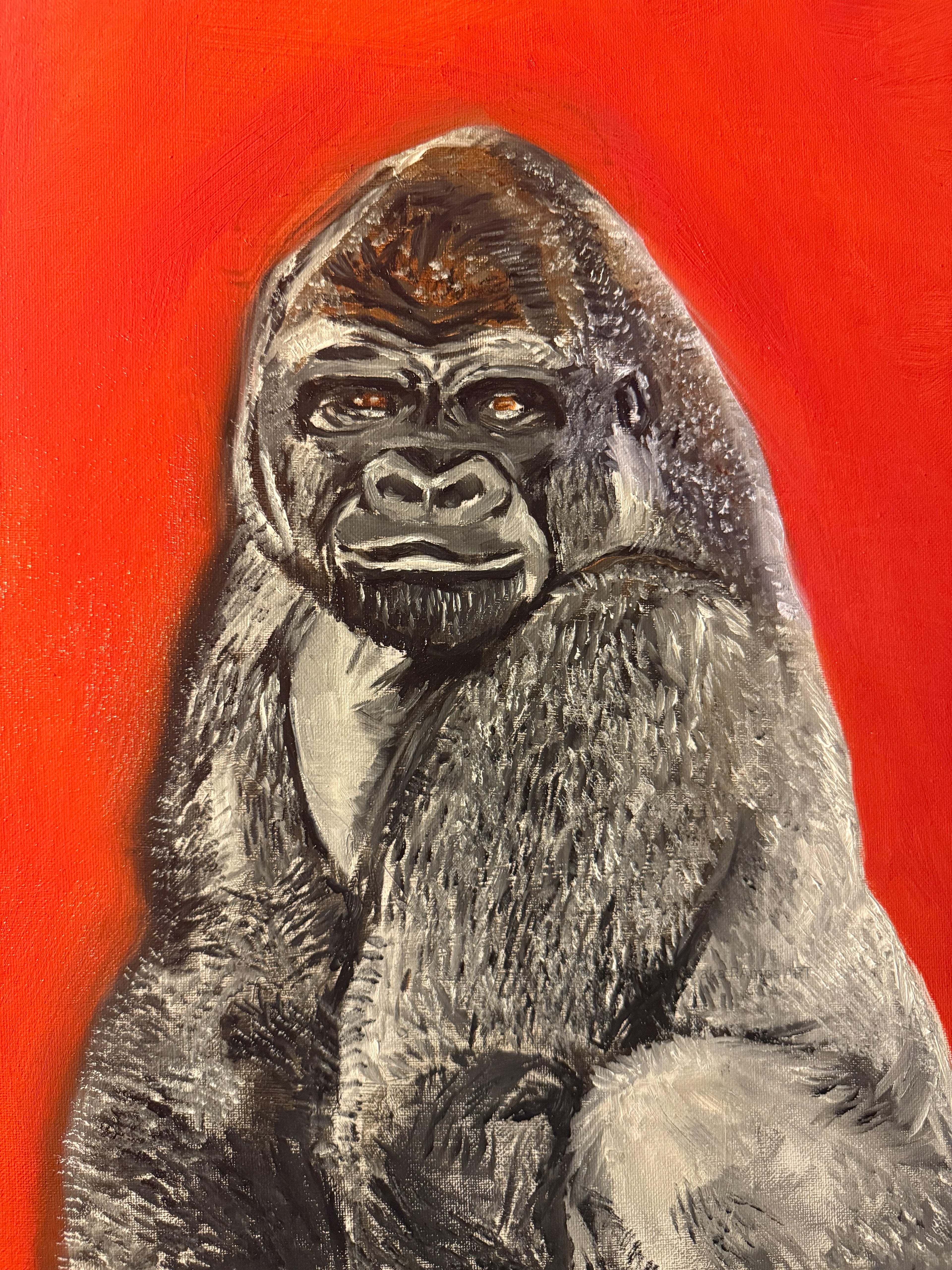 "HUMANS SUCK" PRINT Oil On Canvas Original Painting By RAmos